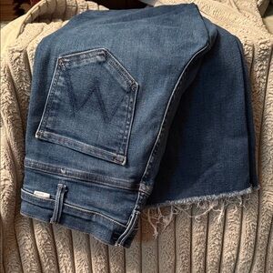 Mother  Blue Denim Jeans